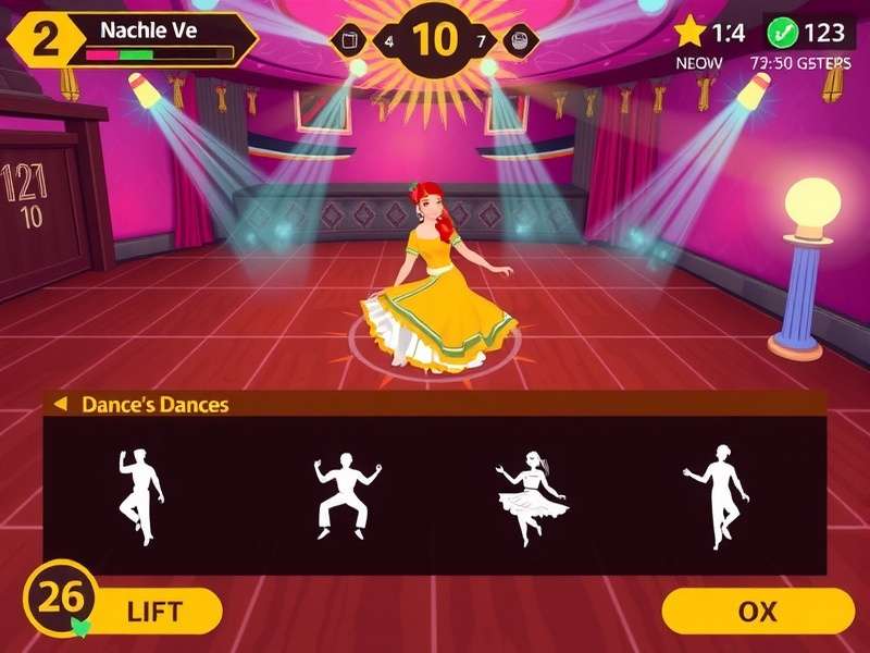 Nachle Ve gameplay screenshot showing dance moves